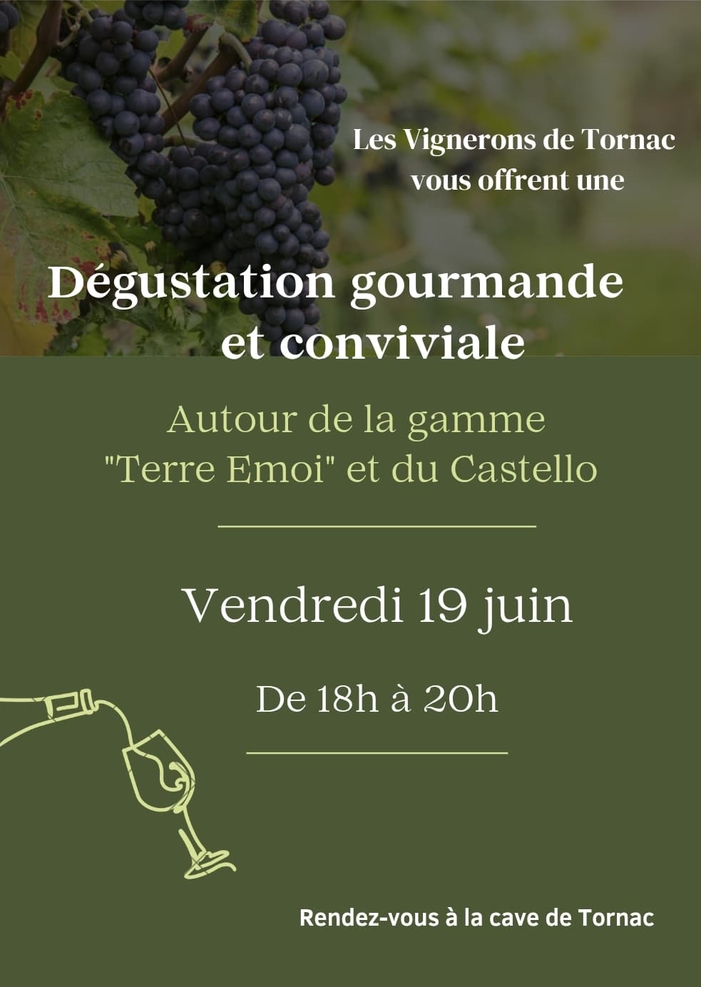 dégustation gamme terre emoi le 19 juin