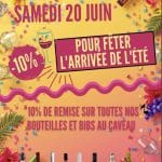 10% de reduction au caveau samedi 20 juin